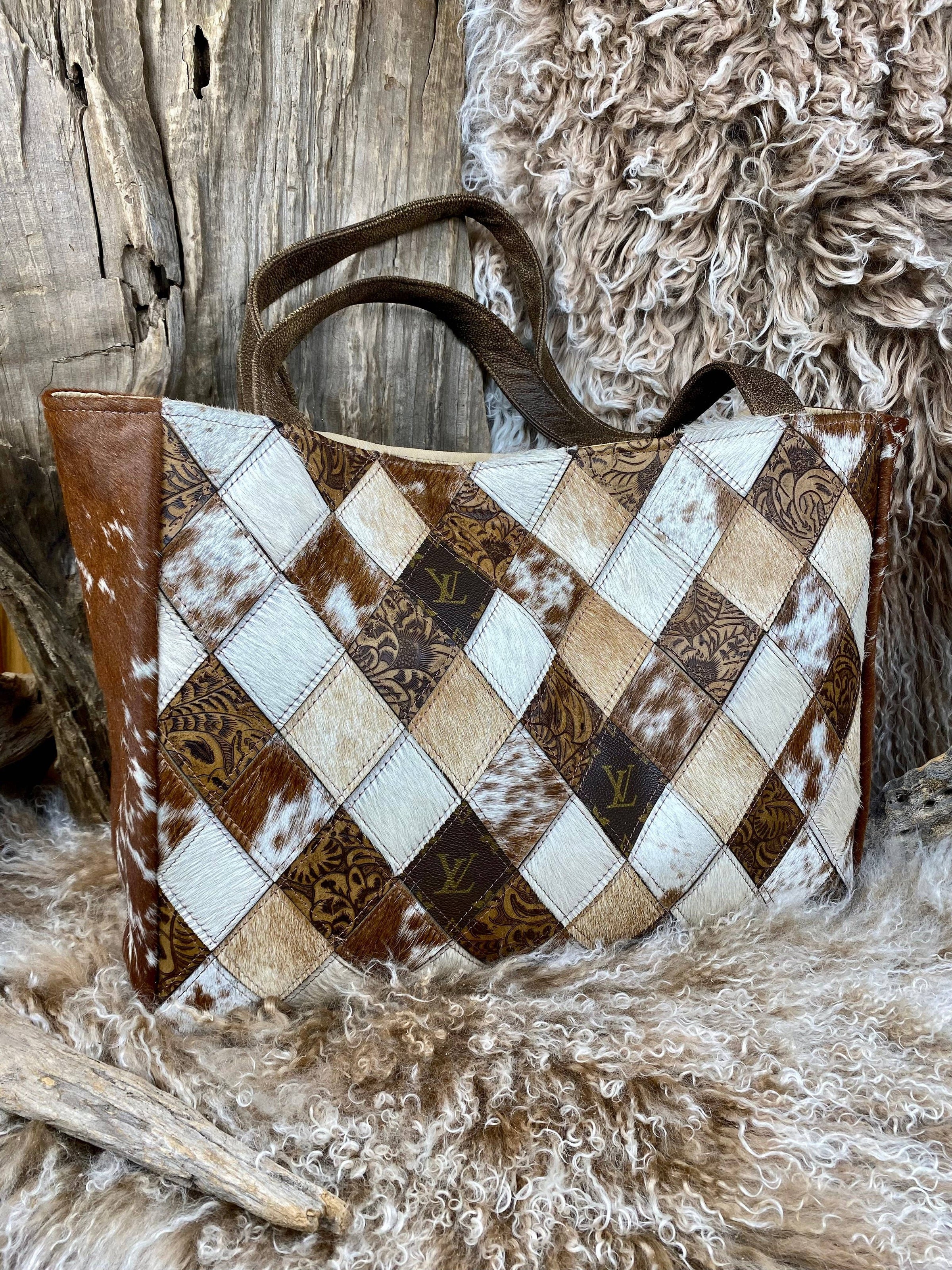 Upcycled Louis Vuitton Crossbody 